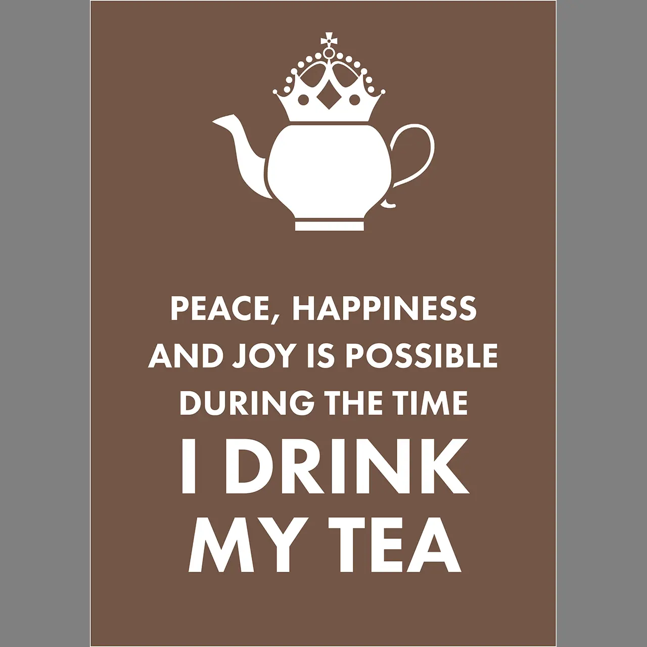 W0003090-thee-ansichtkaart-peace-happiness-and-joy-is-possible-voorkant