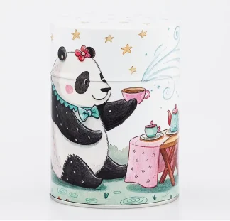 Theeblikje - Esprit Celadon - Pandas Cha